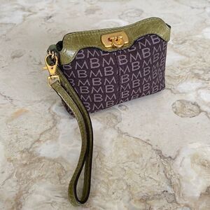 Melie Bianco Small Wristlet Change Purse Wallet